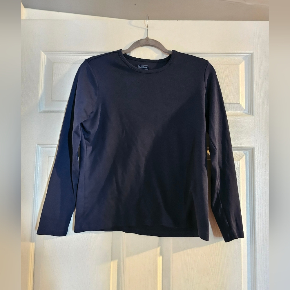 L.L. Bean Blue Long Sleeve Tee